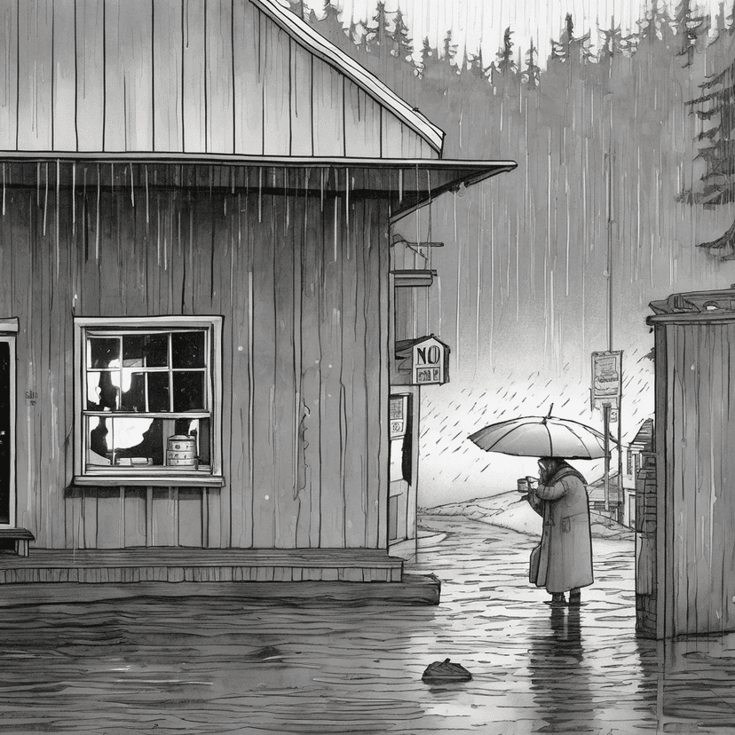 Rain steals steam before it rises