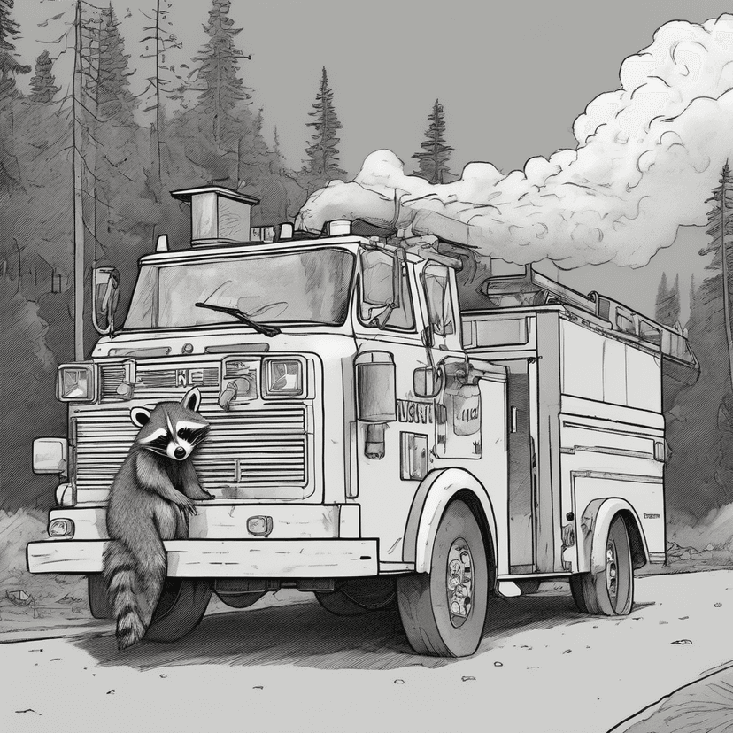 They declared it a fire. Now they're waiting for the fire truck to sign the form.